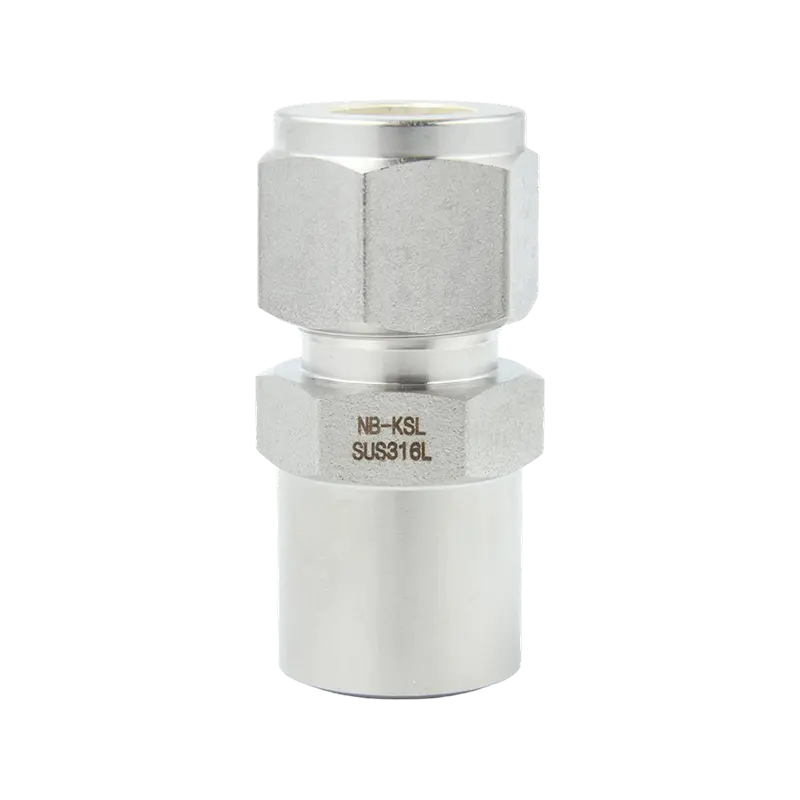 Accesorio de compresión de acero inoxidable 316L para junta de soldadura a tope de tubería TUBO