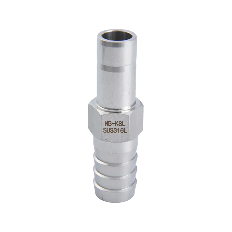 Conector pagoda de tubo recto de acero inoxidable 316L