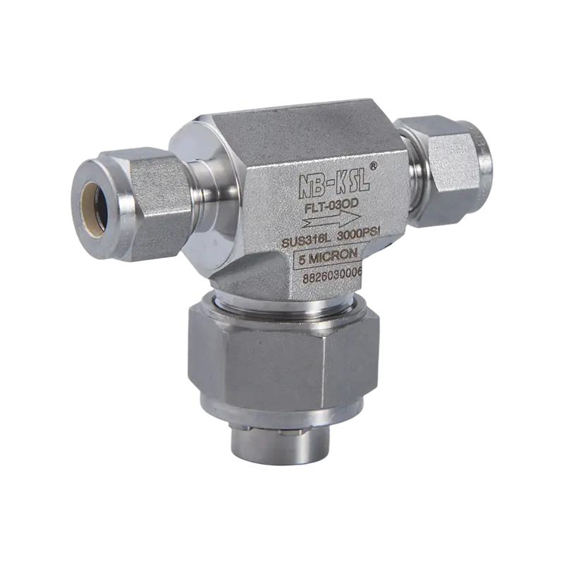 Filtros de gas de acero inoxidable