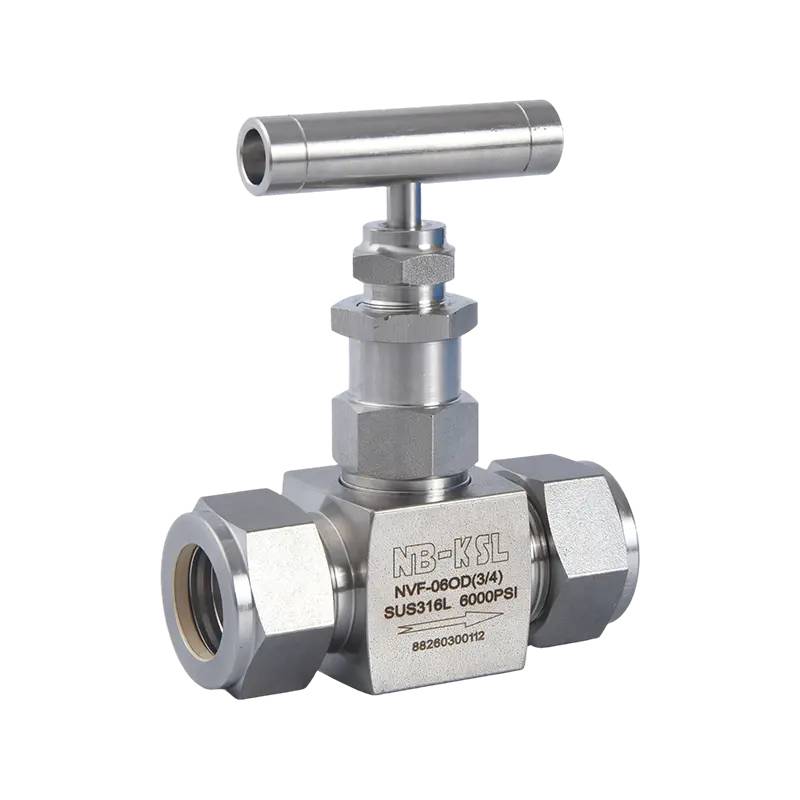 Válvulas de aguja con casquete atornillado de acero inoxidable 316L