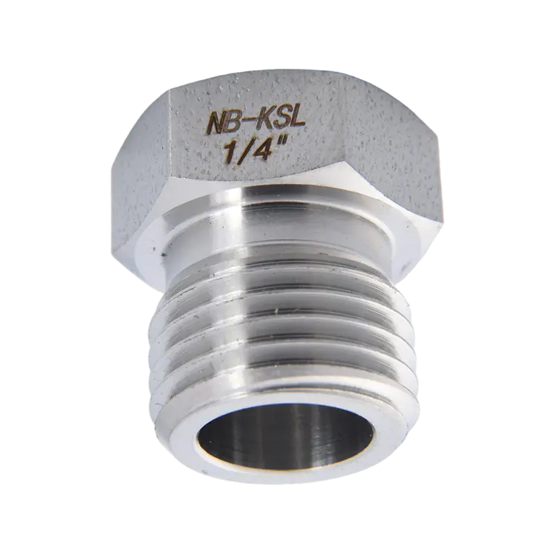 Conector de racor de tubo de acero inoxidable
